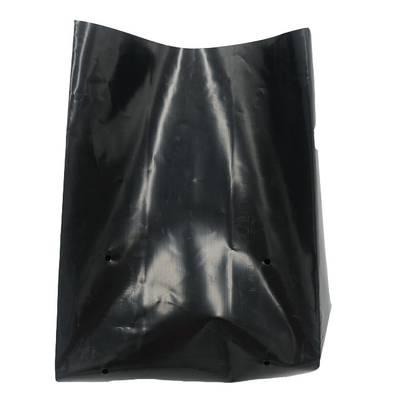 पॉलीप्रोपाइलीन 15L प्लास्टिक ग्रो बैग 24cm ऊँचाई प्लास्टिक प्लांटर बैग