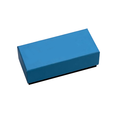 इंसर्ट ट्रे के साथ रेक्टेंगल ब्लू फ्रेंच मैकरॉन पेपर गिफ्ट बॉक्स पैकेजिंग