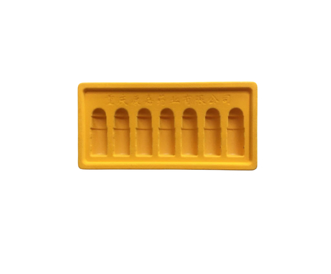 खाद्य प्लास्टिक ब्लिस्टर ट्रे पीपी फ्लोकिंग स्वर्ण चढ़ाना चांदी दवा पैकेजिंग बॉक्स अस्तर