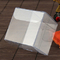 साफ़ 1 मिमी स्क्वायर प्लास्टिक बॉक्स पैकेजिंग पीईटीजी थ्रेडेड व्यक्तिगत मैकरॉन बॉक्स