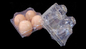 4 सेल क्लिप बटन प्लास्टिक ब्लिस्टर पैकेजिंग स्पष्ट प्लास्टिक अंडे के डिब्बों हलोजन मुक्त