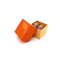 लवली ऑरेंज क्राफ्ट पेपर मैकरॉन पैकेजिंग बॉक्स रिसाइकिल करने योग्य यूवी कोटिंग 2 पीसी