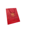 चाय चॉकलेट के लिए उपहार बॉक्स लाल लक्जरी कठोर पेपर बैग पैकेजिंग कस्टम लोगो