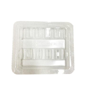 साफ़ पीवीसी मेडिकल ड्रग प्लास्टिक ब्लिस्टर पैकेजिंग थर्मोफॉर्मेड प्लास्टिक ट्रे OEM