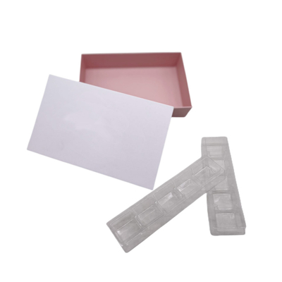 एलिगेंट पेपर बॉक्स चॉकलेट गिफ्ट पैकिंग बॉक्स 10 पीस प्लास्टिक क्लियर इनर के साथ