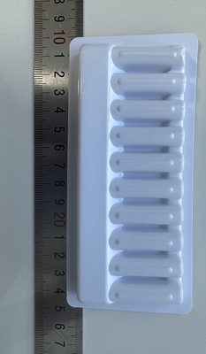 औषधीय ampoule ट्रे PET सामग्री 1ml 10 पैक ग्लास सुई फिक्स्ड ट्रे थोक