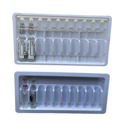 1ml 2ml 3mL इंजेक्शन ampoules आत्म चिपकने वाला लेबल पीईटी ampoules ट्रे अनुकूलन