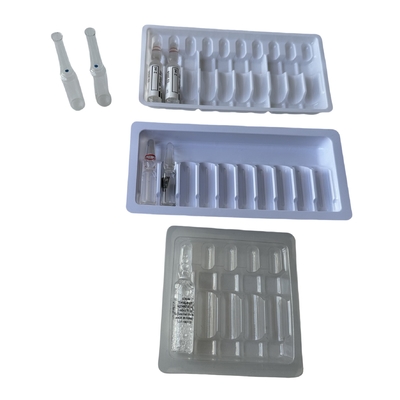 1ml 2ml 3mL इंजेक्शन ampoules आत्म चिपकने वाला लेबल पीईटी ampoules ट्रे अनुकूलन