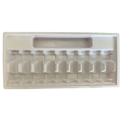 PET10ml पैकिंग प्लास्टिक बॉक्स ampoule ट्रे कस्टम सुरक्षा कुंजी उत्पादों ampoule ट्रे कस्टम