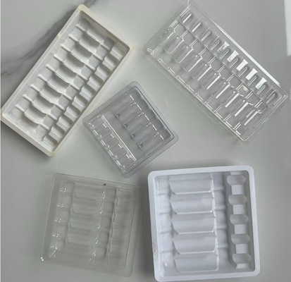 1 मिलीलीटर ampoule blister tray Clear 5 bottles ampoule hole ampoule and small vial plastic tray 1 मिलीलीटर ampoule के लिए ब्लिस्टर ट्रे साफ 5 बोतलें ampoule के लिए छेद ampoule और छोटे शीशी के लिए प्लास्टिक ट्रे