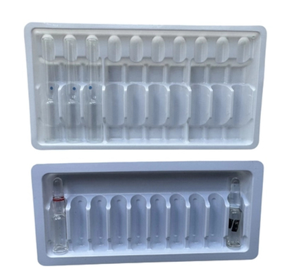 अनुकूलित ampoule tray, pharmaceutical packaging एक बार इस्तेमाल होने वाला ब्लिस्टर 5ml ampoule packaging 5ml pharmaceutical packaging 5ml