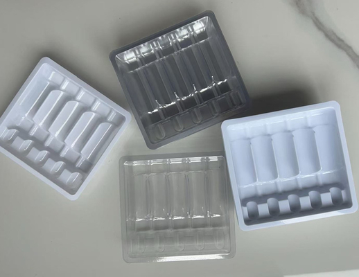 अनुकूलित ampoule tray औषधीय पैकेजिंग एक बार इस्तेमाल होने वाला ब्लिस्टर 5ml ampoule पैकेजिंग 5ml औषधीय पैकेजिंग 5ml