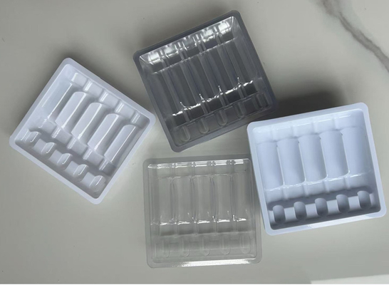 अनुकूलित ampoule bottle tray, medical packaging एक बार इस्तेमाल होने वाला ब्लिस्टर 5ml packaging 5ml ampoule packaging 5ml दवा packaging 5ml