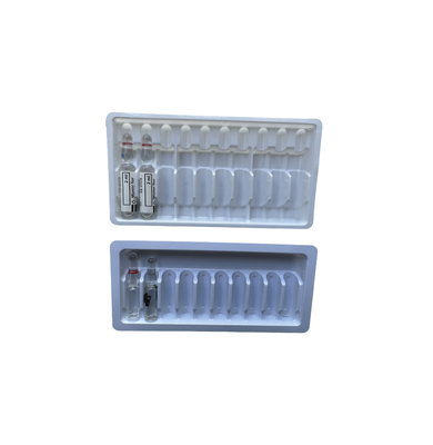 शॉक-प्रूफ गैर विषैले 1ml ~ 10ml पीईटी एम्पूल पानी इंजेक्शन ट्रे
