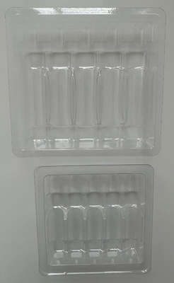अनुकूलित पीईटी ampoule ट्रे 1ml~10ml पीईटी ampoule पानी इंजेक्शन ट्रे