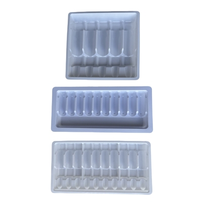 अनुकूलित थोक औषधि ampoule ट्रे पानी इंजेक्शन 1ml, 2ml, 5ml, 10m पीईटी ampoule ट्रे थोक
