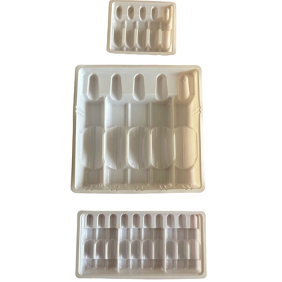 अनुकूलित थोक दवा ampoule ट्रे 1ml 2ml 5ml 10m पानी इंजेक्शन पीईटी ampoule ट्रे