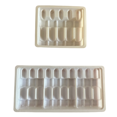 अनुकूलित दवा ampoule ट्रे 1ml 2ml 5ml 10m पानी इंजेक्शन पीईटी ampoule ट्रे थोक अनुकूलन