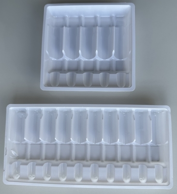 फार्मास्युटिकल पीईटी ampoule ट्रे अनुकूलन 1ml 2ml 5ml 10m पानी इंजेक्शन ampoule ट्रे पीईटी वैक्यूम बनाने ट्रे अनुकूलन