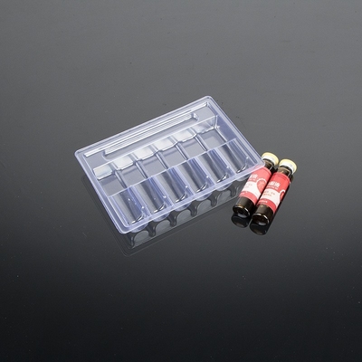 आईएसओ प्रमाणपत्र फ्लायल एम्पूल ट्रे प्लास्टिक पैकिंग ट्रे 2ml 3ml 5ml 10ml के लिए