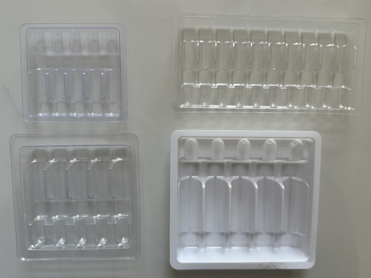 प्लास्टिक फ्लायल एम्पूल ब्लिस्टर ट्रे मेडिसिन पैकिंग 2ml 3ml 5ml 10ml