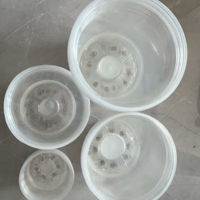 यूवी प्रतिरोधी कोटिंग के साथ पारदर्शी ऑर्किड पॉट