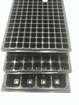 वन वृक्षों के लिए 2 मिमी मोटी 32-सेल प्लास्टिक पौध ट्रे - उम्र प्रतिरोधी और टिकाऊ