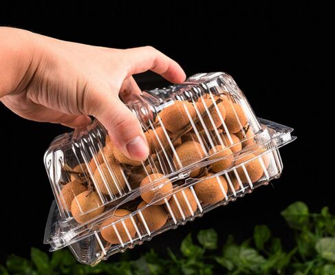Customizable Recyclable PET Transparent Fruit Box for Perfect Protection of Grapes and Tomatoes