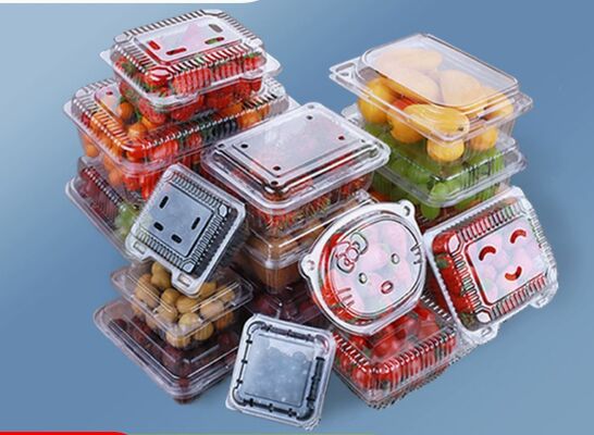 Customizable Fruit Packaging Box with Recyclable PET and Heat Sealing for Perfect Protection