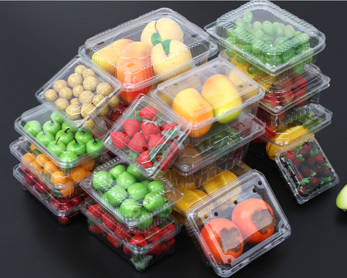 Single-use PP meat slice box - Supermarket hot pot fresh ingredients pork and beef meat rolls with thick plastic packaging box