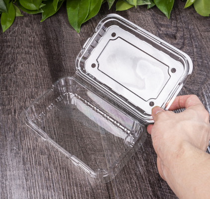 उच्च कठोरता वाले फलों और ताजे उत्पादों के लिए एक बार में इस्तेमाल किए जाने वाले पारदर्शी फल बॉक्स