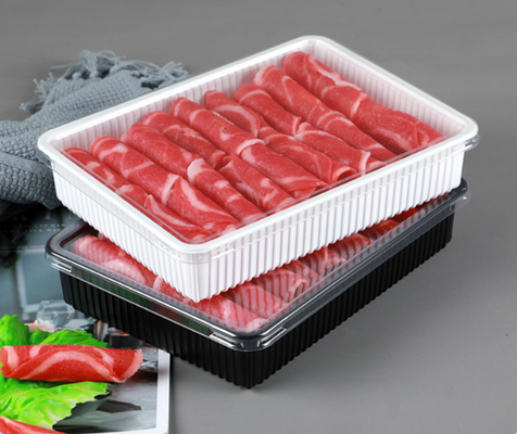 One-time packaging box for beef and mutton rolls. Beef and mutton slices for hot pot. Thickened ingredients for anti-freezing grilled meat. T-bone steak for takeout packaging.