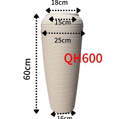 HDPE Ceramic Flower Plate with Embossing and PE Coated Finishing in Multiple Sizes