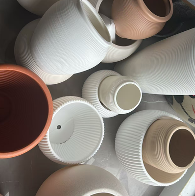 HDPE Ceramic Flower Plate with Embossing and PE Coated Finishing in Multiple Sizes