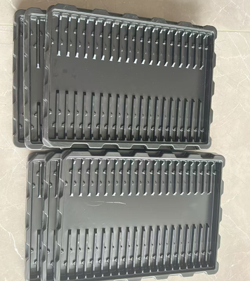 Customized Black Vacuum Formed Anti-Static Tray for Electronic Components ESD Safe Conductive Tray