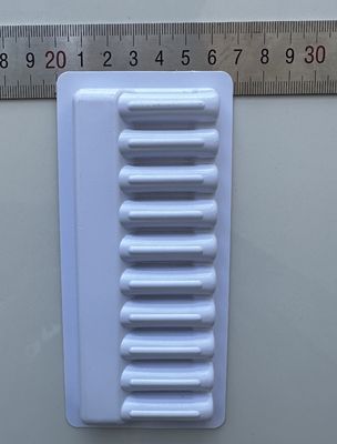 औषधीय ampoule ट्रे PET सामग्री 1ml 10 पैक ग्लास सुई फिक्स्ड ट्रे थोक